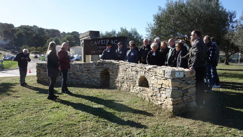 inauguration rond point des Ramias