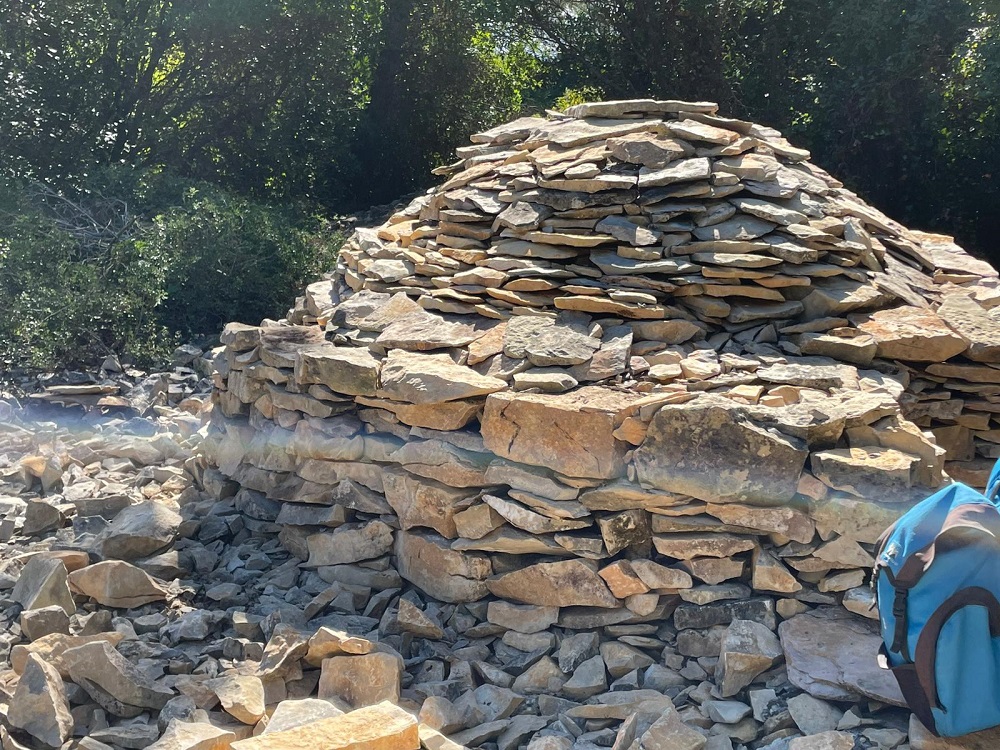 renforts sur la 1ère capitelle