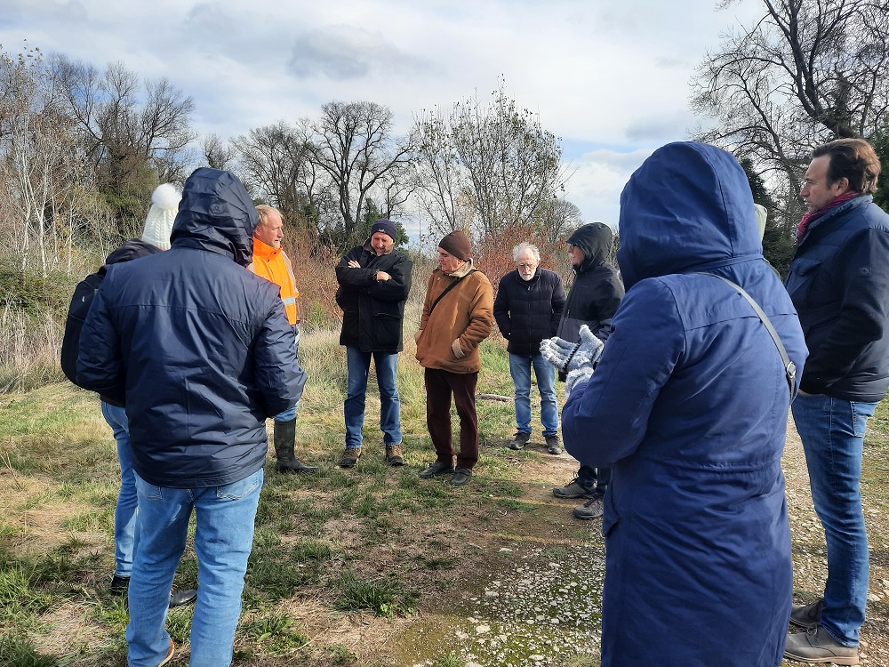 visite le long du Vistre avec un spécialiste en hydromorphologie