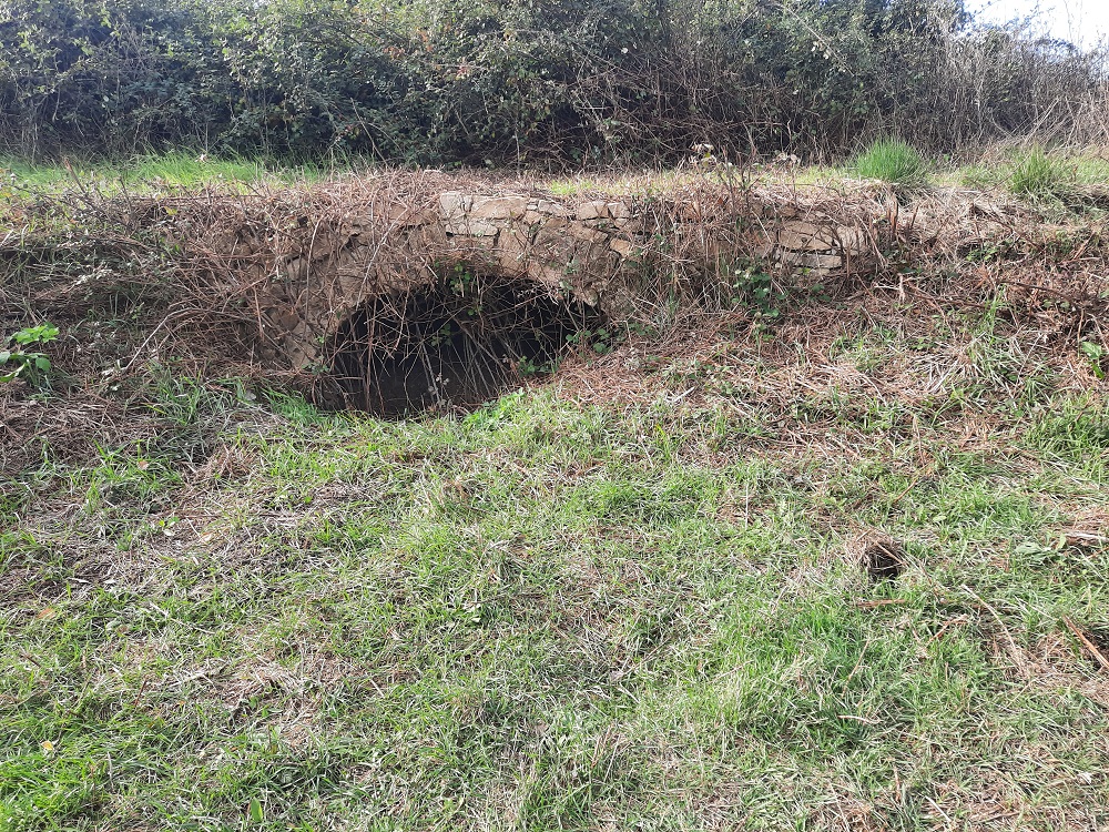 découverte d'une belle arche en Pierre Sèche